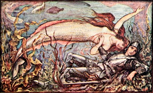 Brown fairy book - color plate facing page 178