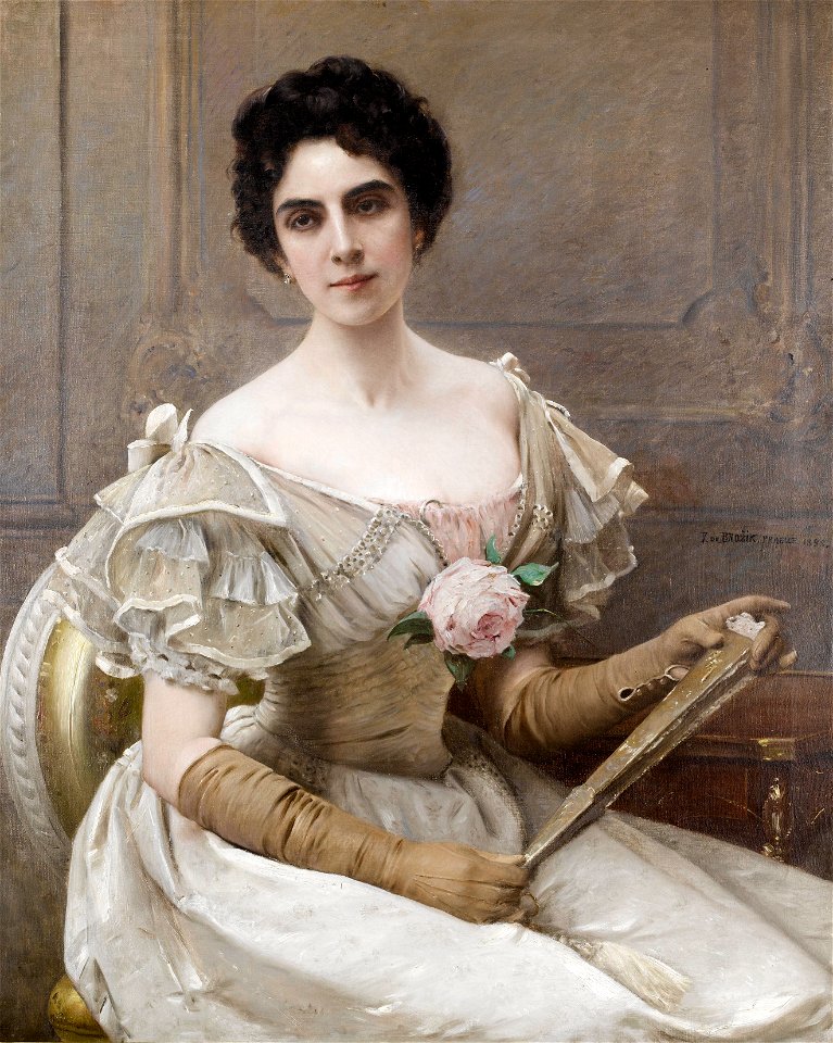 Václav Brozík At the ball 1898