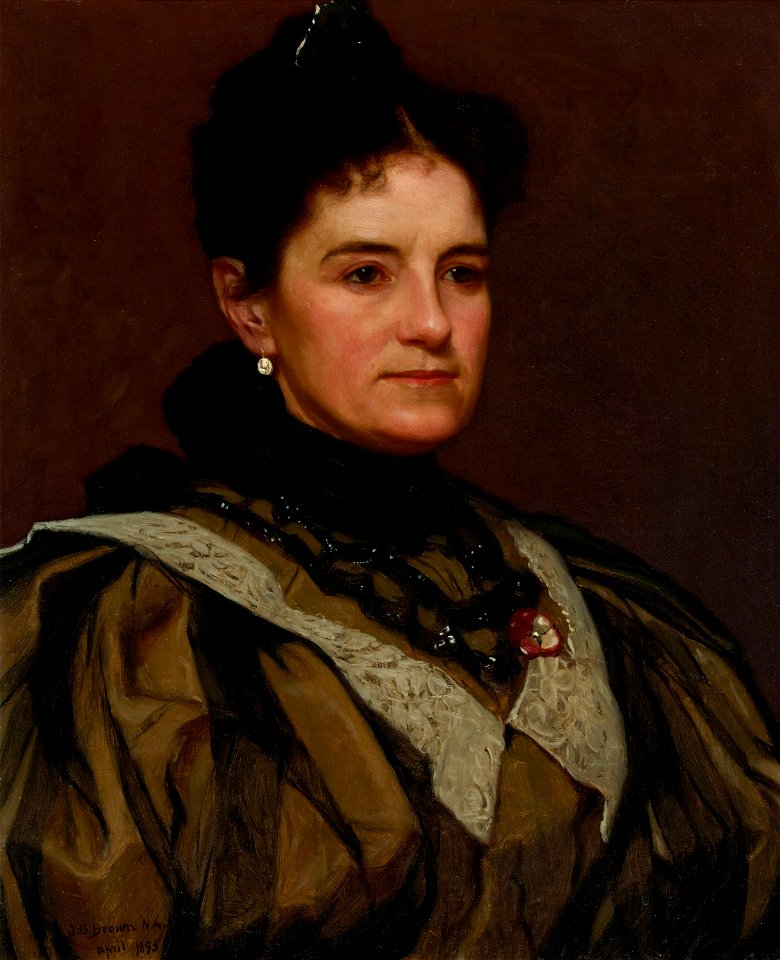 John George Brown - The Artist's Wife