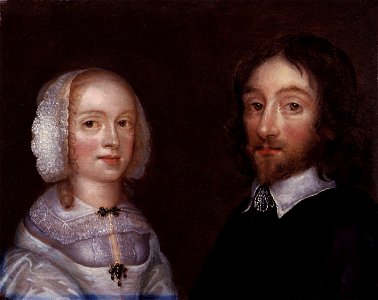 Lady Dorothy Browne (née Mileham); Sir Thomas Browne by Joan Carlile