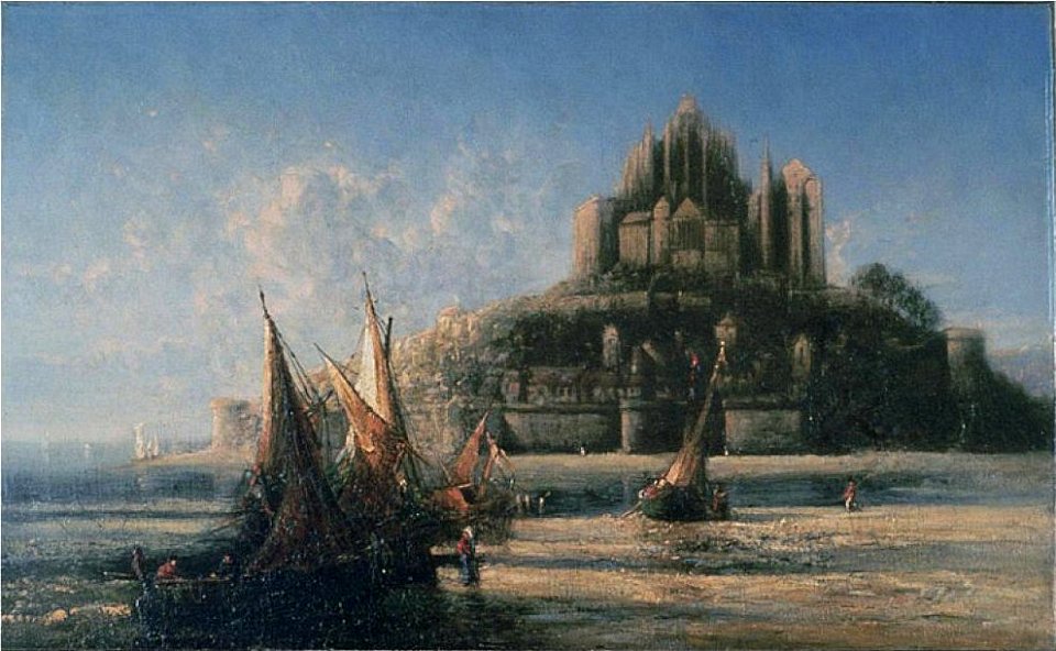 Coast of France (Mont St. Michel) by George Loring Brown