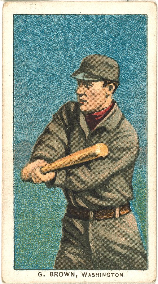 Browne, Washington Nationals, baseball card portrait LCCN2008676639