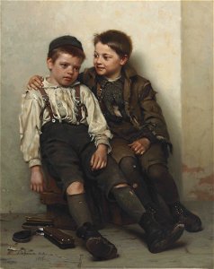 John George Brown - Sympathy (1885)