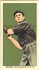 Brown, Sacramento Team, baseball card portrait LCCN2008677319