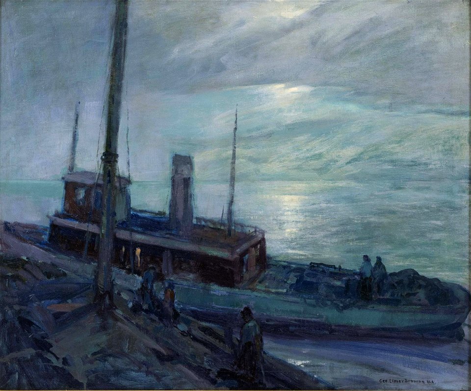 Marine Nocturne by George Elmer Browne