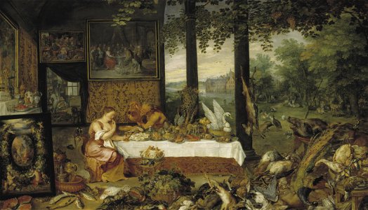 Jan Brueghel I & Peter Paul Rubens - Taste (Museo del Prado)