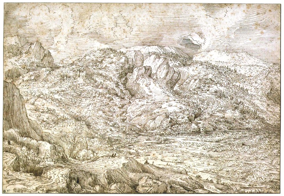 Pieter Bruegel the Elder - ca. 1553 - Alpine Landscape