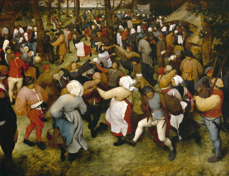 Pieter Bruegel (I) - The Wedding Dance (Detroit)