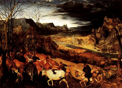 Pieter Bruegel the Elder - The Return of the Herd (November) - WGA3456