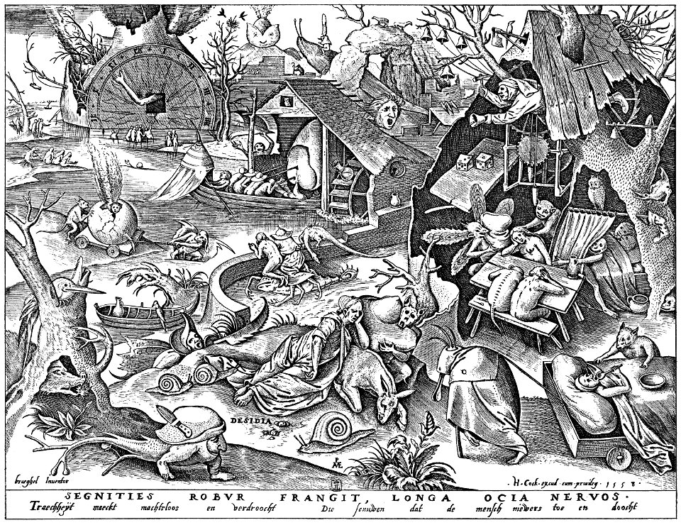 Brueghel - Sieben Laster - Disidia