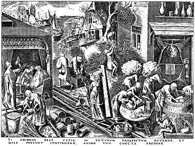 Brueghel - Sieben Tugenden - Prudentia