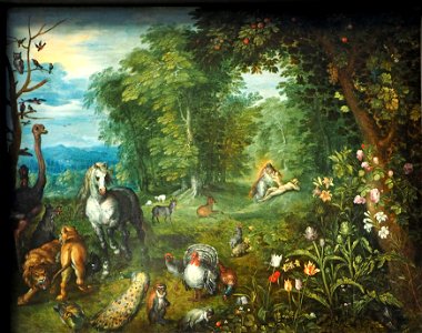 Brueghel d.J. Paradieslandschaft mit Eva@Städel Museum Frankfurt20170818