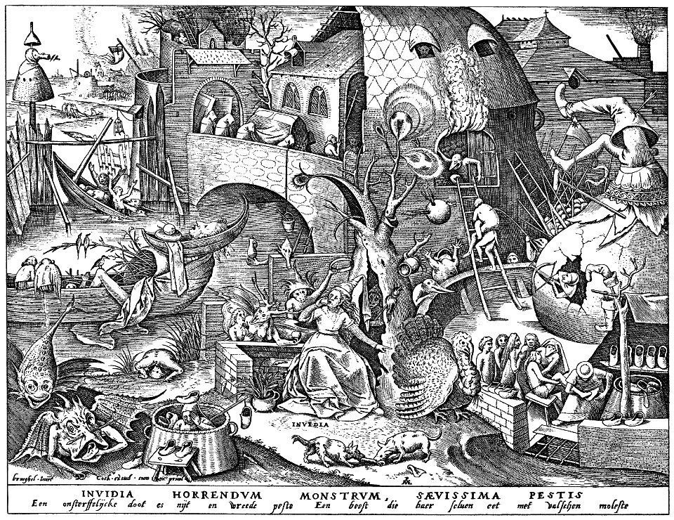 Brueghel - Sieben Laster - Invidia