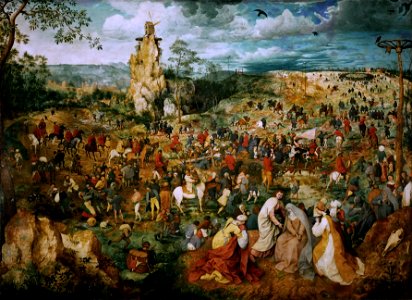Pieter Bruegel (I) - The Procession to Calvary (1564)