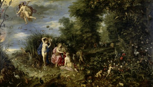 Jan Brueghel (I) and Hendrick van Balen - Abundance and the Four Elements