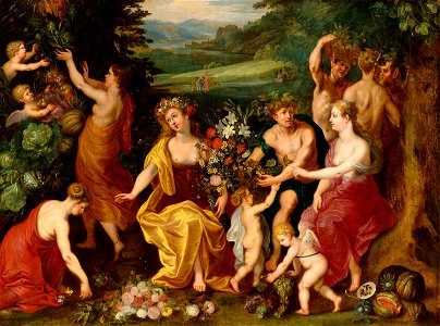 Jan Brueghel II & Jan van Balen - Allegory of Fertility