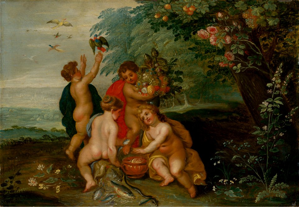 Jan Brueghel st. - Allegory of the Four Elements - O 1125 - Slovak National Gallery