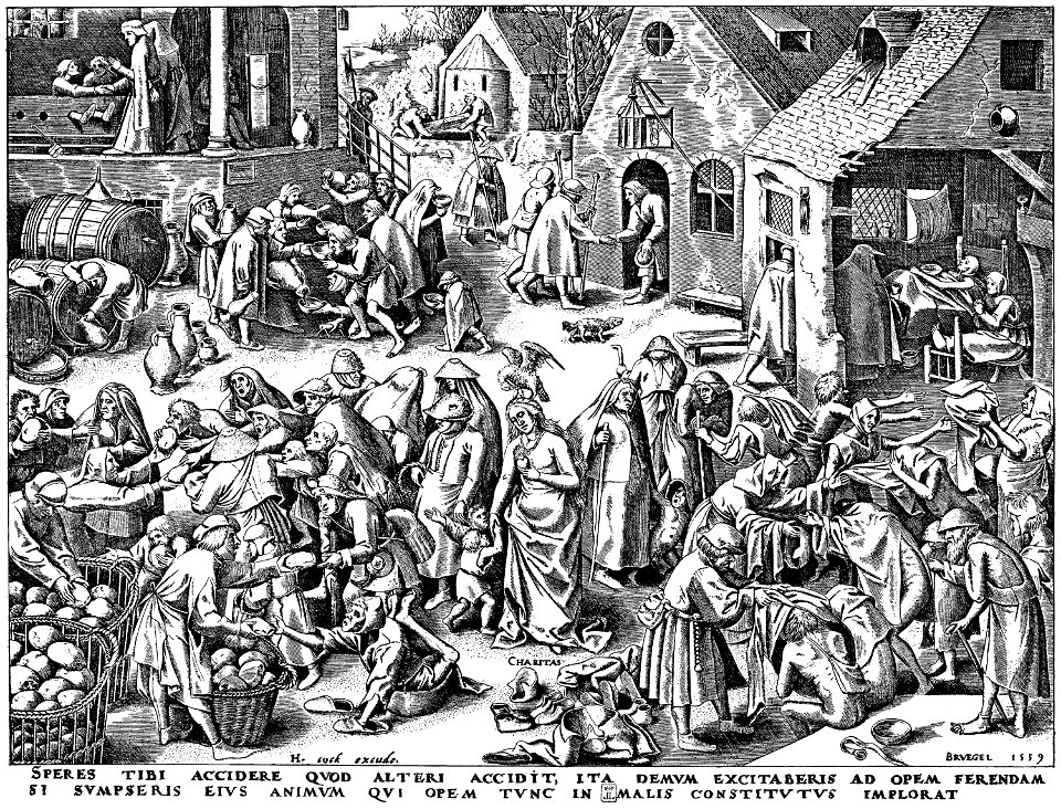 Brueghel - Sieben Tugenden - Charitas