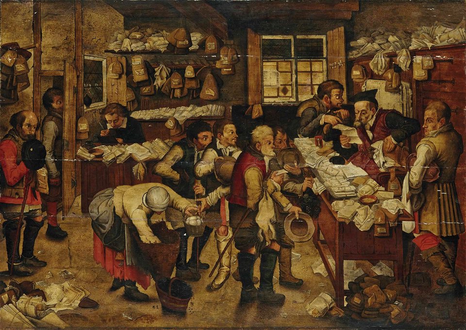 Pieter Brueghel de Jonge - De betaling van de Tienden (1618)