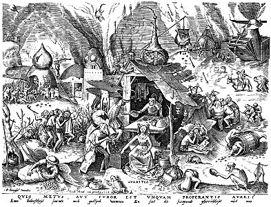 Brueghel - Sieben Laster - Ira - Free Stock Illustrations | Creazilla