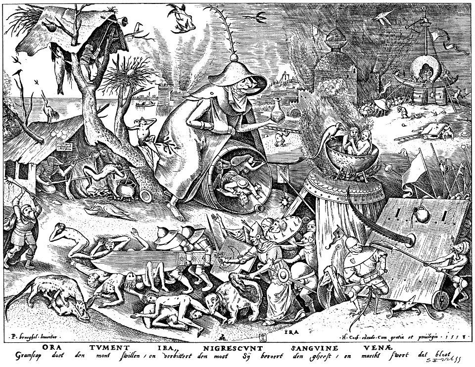 Brueghel - Sieben Laster - Ira