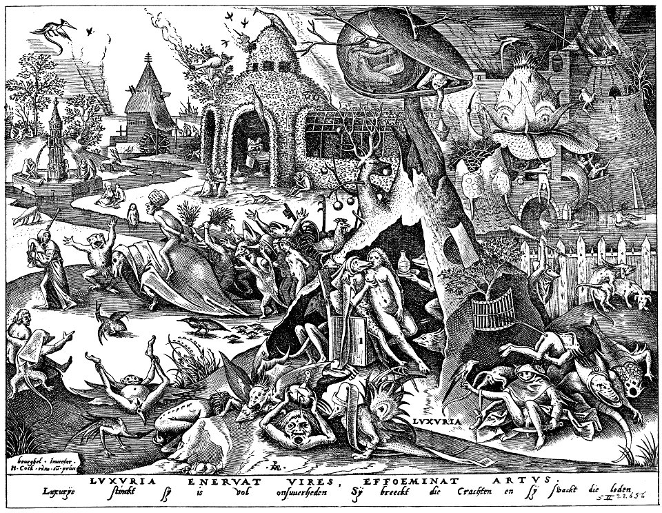 Brueghel - Sieben Laster - Luxuria