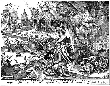 Brueghel - Sieben Laster - Luxuria