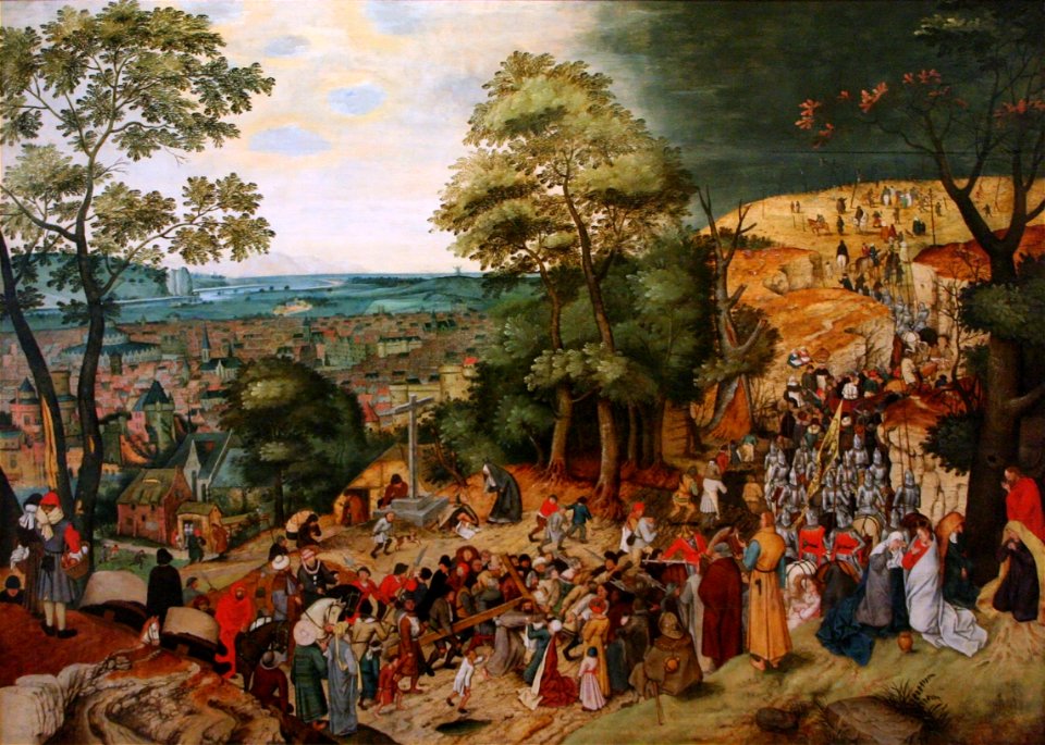 Pieter Brueghel de Jonge - Kruisdraging