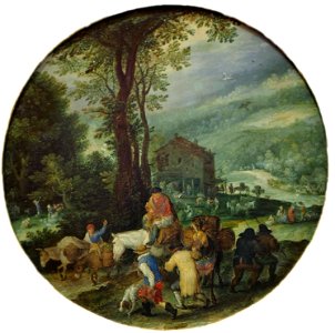Brueghel Landstraße mit Wirtshaus@Nieders. Landesmuseum @20161103