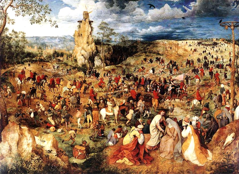 Pieter Bruegel the Elder - Christ Carrying the Cross - WGA3470 - Free ...