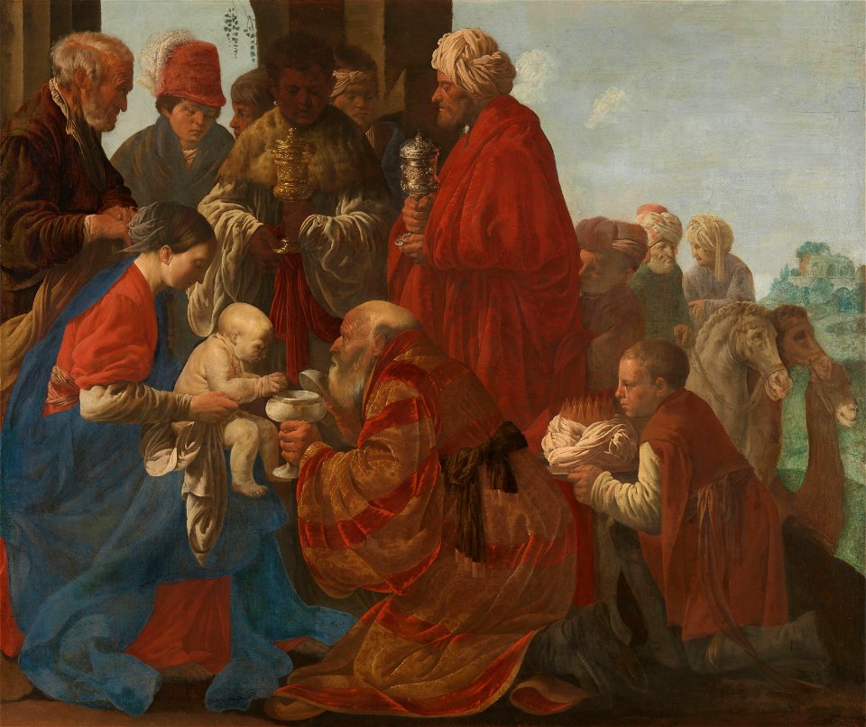 De aanbidding der koningen Rijksmuseum SK-A-4188