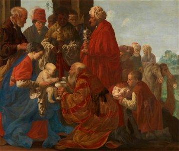 De aanbidding der koningen Rijksmuseum SK-A-4188