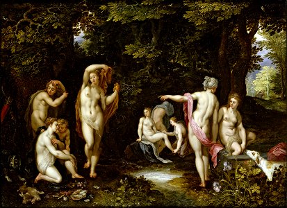 Brueghel, Jan the Elder and Backer, Jacob de - Diana und Aktaion - c. 1595
