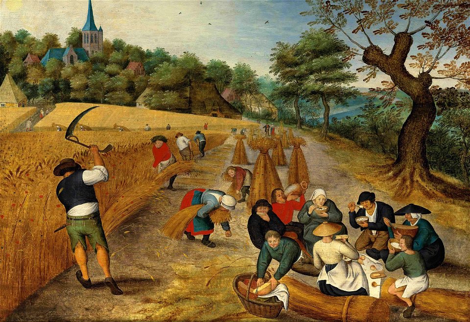 Pieter Brueghel de Jonge - Zomer, oogster