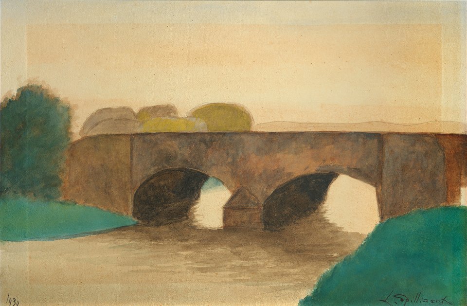 Brug, Léon Spilliaert, Mu.ZEE Oostende, SM000445