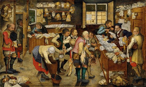 Pieter Brueghel de Jonge - De betaling van de Tienden (1626)