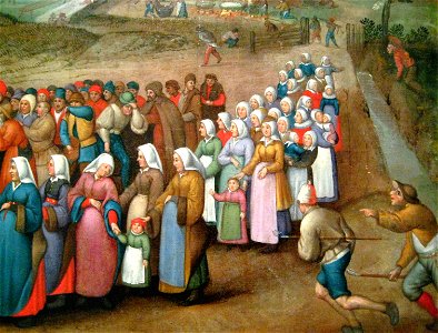 Circle of Pieter Brueghel the Younger (Mikhail Perchenko's collection) detail
