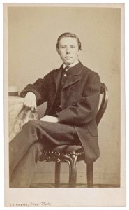 Bruna, L.J. - carte de visite van J.H. van Bloemen Waanders