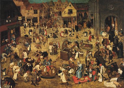Brueghel Young Kampf zwischen Karneval und Fasten