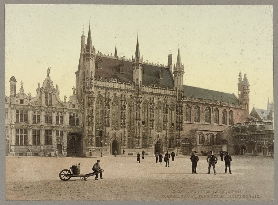 Bruges. Hôtel de Ville. Chapelle du St. Sang et la Justice de Paix LCCN2017659120