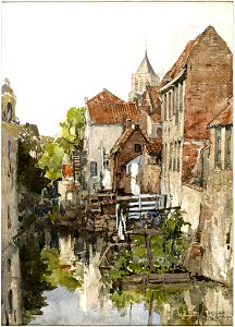 Brugge (1900) door Johan Hendrik van Mastenbroek