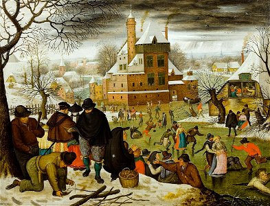 Pieter Brueghel (II) - The four seasons, winter (Bukarest)