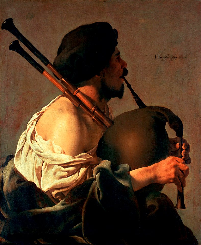 Hendrik ter Brugghen - De doedelzakspeler