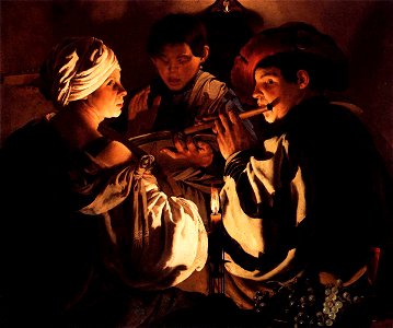The Concert (1627) by Hendrick ter Brugghen. Free illustration for personal and commercial use.
