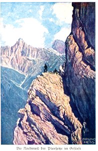 Bruno Hess Planspitze Gesäuse 1923 dgE