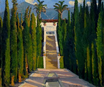 Garden in San Simeon, CA, by Louise Upton Brumback