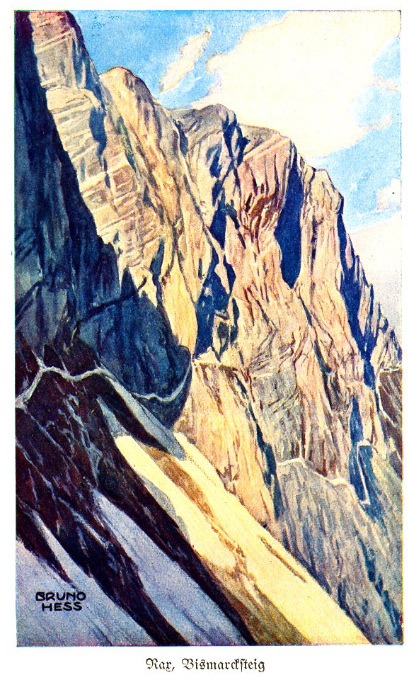 Bruno Hess Rax Bismarcksteig 1923 dgE