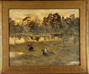 Bruno Liljefors - Bolderende korhanen met hen - 0205 - Rijksmuseum Twenthe