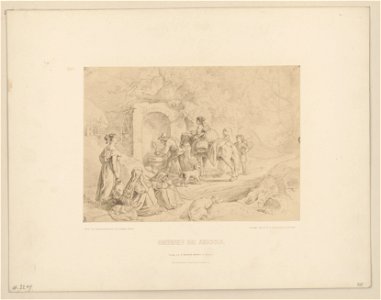 Brunnen bei Ariccia - nach der Originalzeichnung von Ludwig Richter ; photogr. von F. & O. Brockmann in Dresden. LCCN2017650400