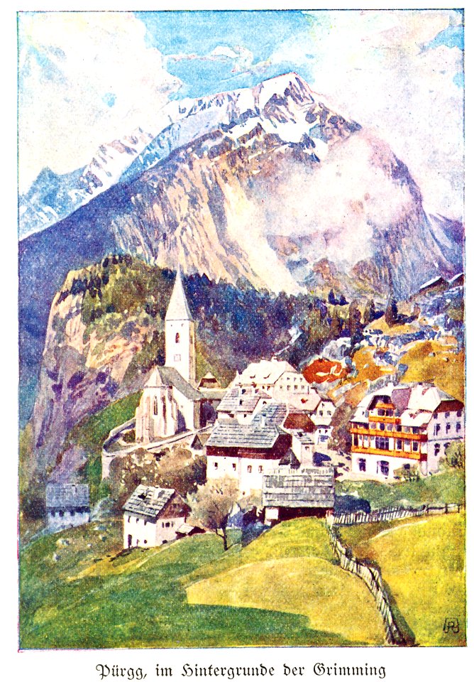 Bruno Hess Pürgg Grimming 1923 dgE